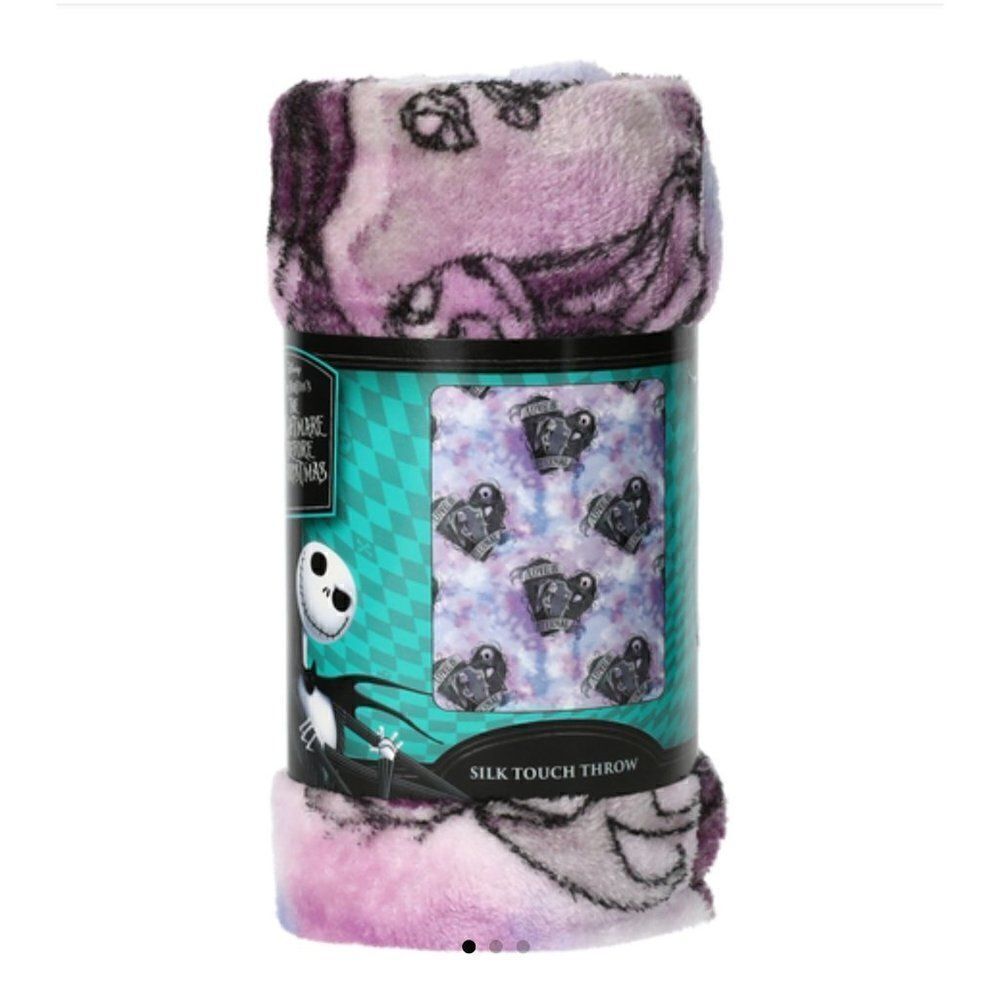 NEW! Nightmare Before Christmas Plush Throw Blanket 40in x 50in!